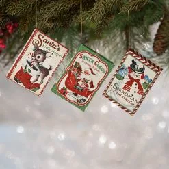 Bethany Lowe Retro Christmas Book Ornaments