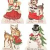 Bethany Lowe Retro Christmas Friends Dummy Boards