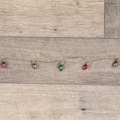 Ragon House Retro Christmas Light Bulb Garland, Mini