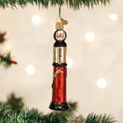 Old World Christmas Retro Cylinder Gas Pump Ornament