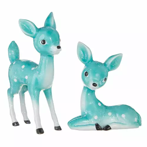 Raz New! Retro Turquoise Deer 3 Raz New! Retro Turquoise Deer