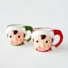 One Hundred 80 Degrees Retro Elf Mugs, Set Of 2 New!