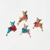 One Hundred 80 Degrees New! Retro Leaping Deer Ornaments