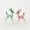 One Hundred 80 Degrees Retro Christmas Deer New! 2 One Hundred 80 Degrees Retro Christmas Deer New!