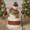 Bethany Lowe Retro Snowman On Box