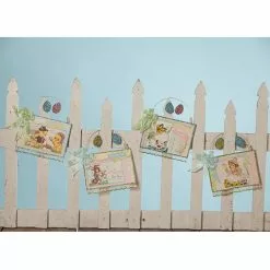 Bethany Lowe Retro Spring Post Card Ornaments