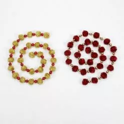 One Hundred 80 Degrees Retro Tinsel Pom Pom Garland