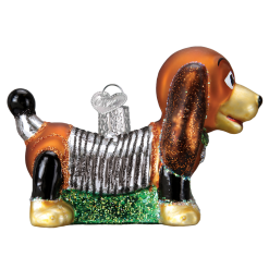 Old World Christmas Toy Coil Dog Ornament