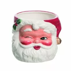 Transpac Retro Winking Santa Container