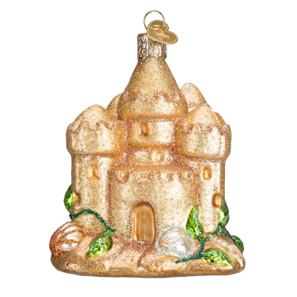 Old World Christmas Sand Castle Ornament 4 Old World Christmas Sand Castle Ornament