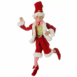 Raz New! Santa Elf Doll, 16" Posable