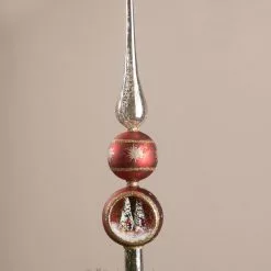 Bethany Lowe New! Santa In His Sleigh Indent Tree Topper