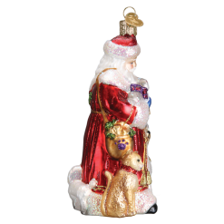 Old World Christmas Santa's Furry Friends Ornament