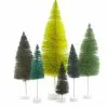 Cody Foster New! Shades Of Green Bottle Brush Trees