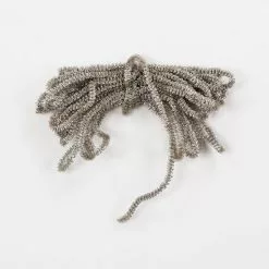 One Hundred 80 Degrees Silver Tinsel Mesh Garland