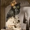 Bethany Lowe New! Sir Wingston Owl On Skull