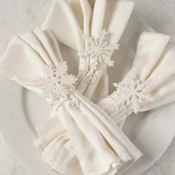 Bethany Lowe Snowflake Napkin Holders New!