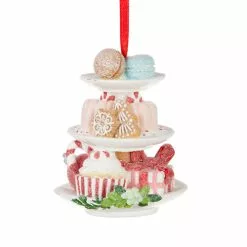 Raz New! Sweet Treats On Tiered Tray Ornament
