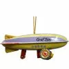TheHolidayBarn.com Christmas Tin Toy Zeppelin Reproduction Ornament