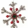 ShiShi Tinsel Snowflake With Glass Beads New!