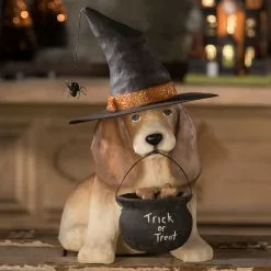 Bethany Trick Or Treat Dog, Paper Mache