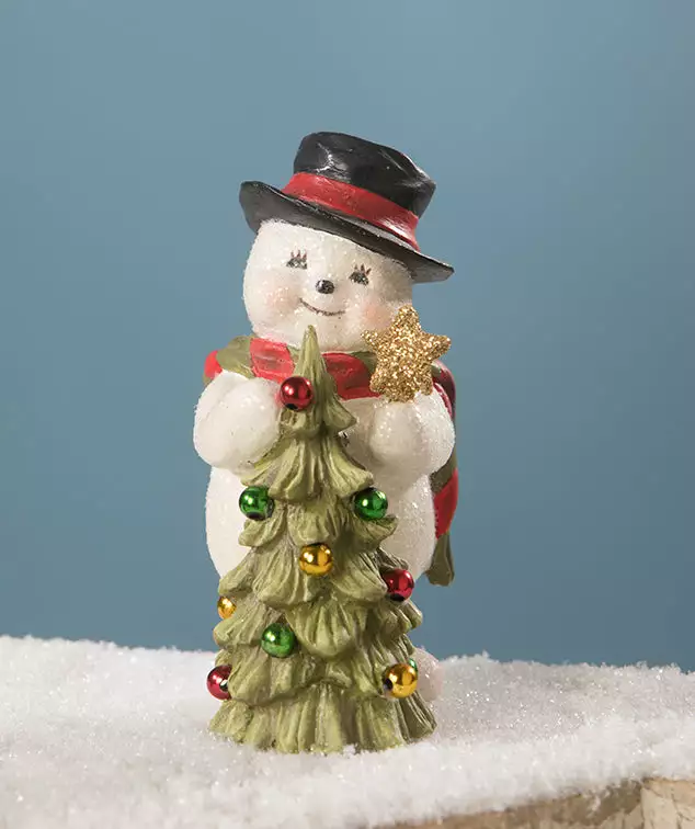 Bethany Lowe Trimming The Tree Snowman New! 3 Bethany Lowe Trimming The Tree Snowman New!