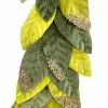 TheHolidayBarn.com New! Flocked Leaf Garland, Variegated Green