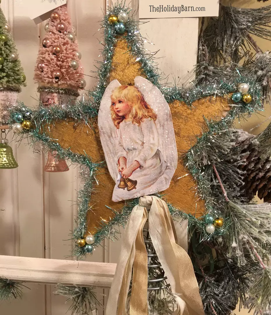 Bethany Lowe Angel Star Tree Topper