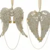 Kurt Adler Christmas Vintage Glamour Angel Wings Ornaments