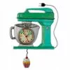 Allen Designs Vintage Green Mixer Clock 2 Allen Designs Vintage Green Mixer Clock