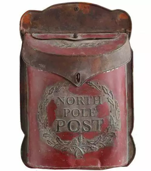 Creative Co-Op Santa's North Pole Mailbox 3 Creative Co-Op Santa's North Pole Mailbox