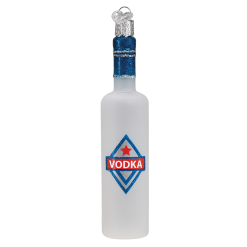 Old World Christmas Vodka Bottle Ornament New!