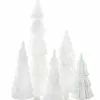 Cody Foster New! White Candy Glass Trees, Large