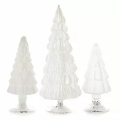 Cody Foster White Candy Glass Trees New!