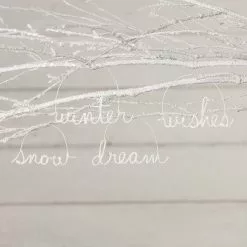 Bethany Lowe New! Winter Cursive Wire Word Ornaments