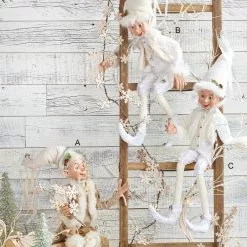 Raz New! Winter White Elf