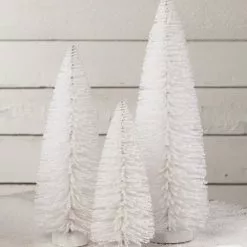 Bethany Lowe Winter White Flocked Trees New!