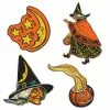 Beistle Beistle Vintage Halloween Witch, Moon & Pumpkin Cutouts 1 Beistle Beistle Vintage Halloween Witch, Moon & Pumpkin Cutouts