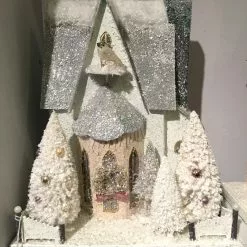 Cody Foster New! Woodland Forest Cottage Putz House