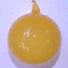 Winward Jim Marvin Yellow Bubblegum Glass Ornaments