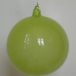 Winward Jim Marvin Ornaments Jim Marvin Lime Green Bubblegum Glass Ornaments