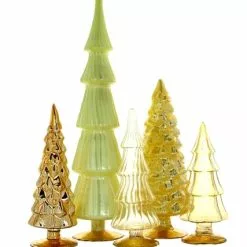 Cody Foster New! Yellow Candy Glass Trees, Large