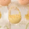 Bethany Lowe Yellow Cracked Egg Basket Ornaments, Set Of 6 1 Bethany Lowe Yellow Cracked Egg Basket Ornaments, Set Of 6